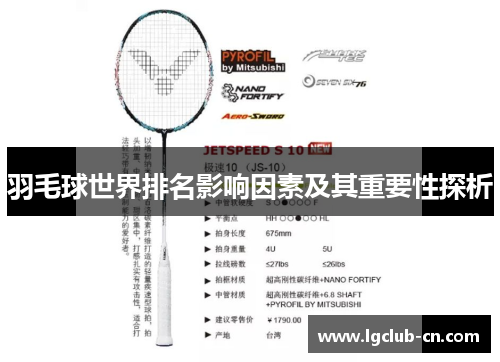 羽毛球世界排名影响因素及其重要性探析