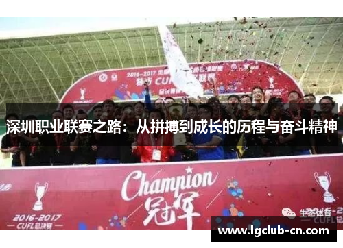 深圳职业联赛之路：从拼搏到成长的历程与奋斗精神